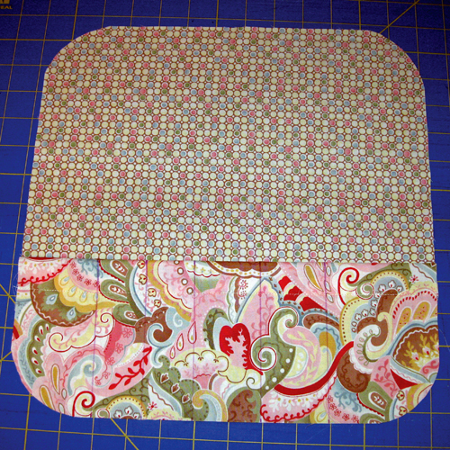 baste pocket in place