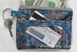 DIY Recyled Ties ID Case