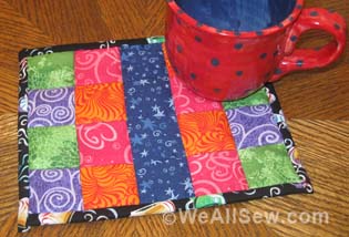 How to make a mug rug