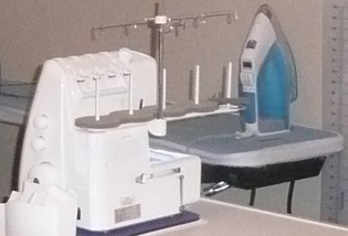 serger and iron