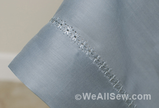 How to Make an Heirloom Linen Table Topper - WeAllSew