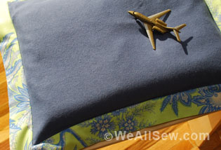 How to Sew an Airplane Pillow Cover