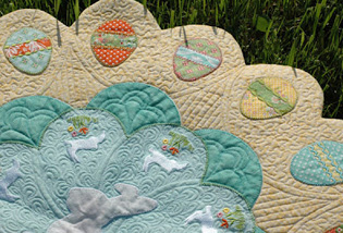 bunny table topper