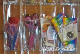 clear shoe pockets