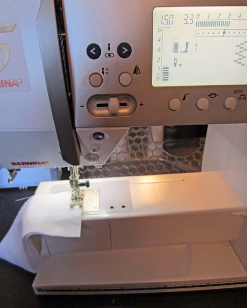 sew short ends together