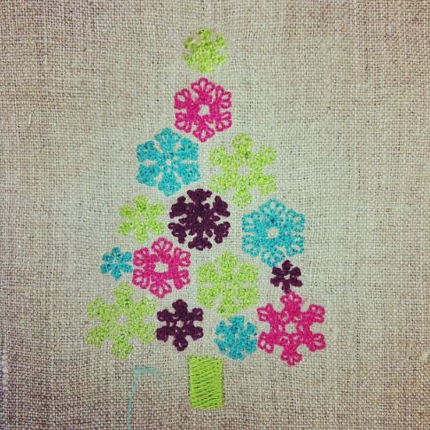 Embroidered Tree