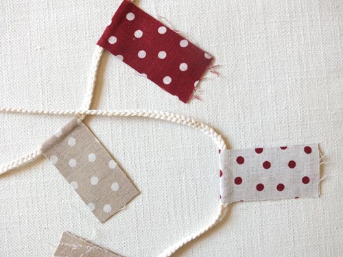 Danish Wreath - make the flags