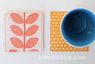 Embroidered Coasters