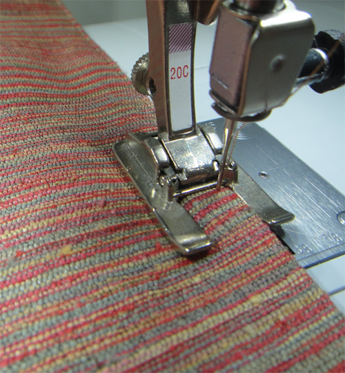 Edgestitching with foot #20 - 500px