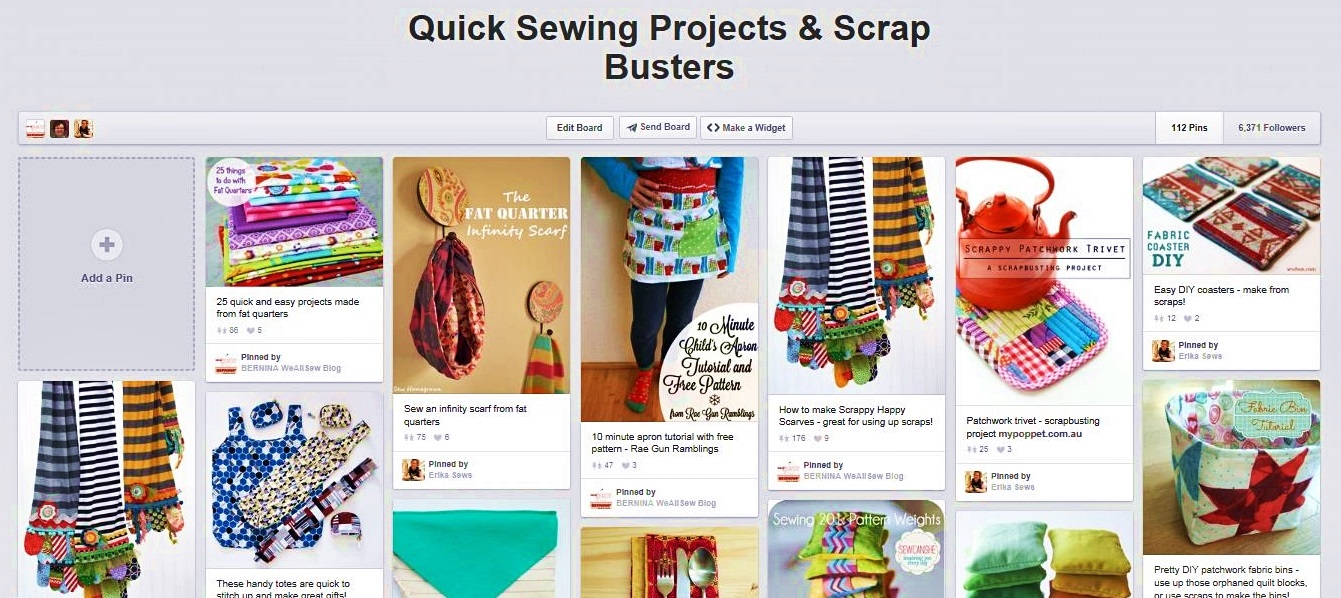 100+ DIY Fat Quarter Sewing Projects