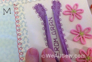 How to Make a Fabric Book with Zipped-Up Secret Messages