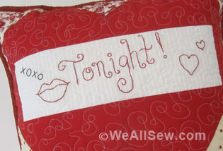 How to make a lovey-dovey heart pillow