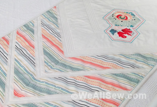 Arrows & Hexies Bed Runner
