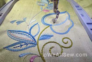 Hooping for Embroidery