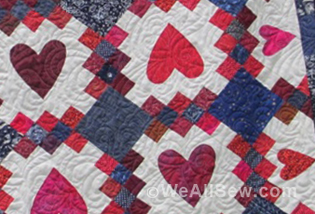 Heart Quilt - Lap Quilting with Georgia Bonesteel