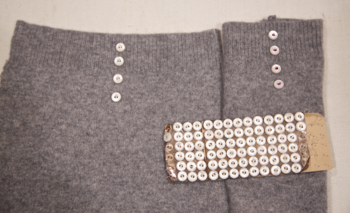 Beret and Mitts from Old Sweater