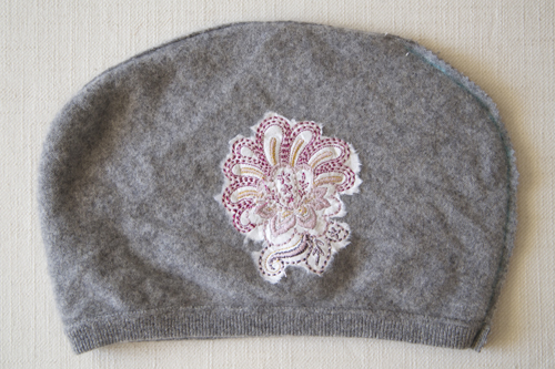 Beret and Mitts from Old Sweater