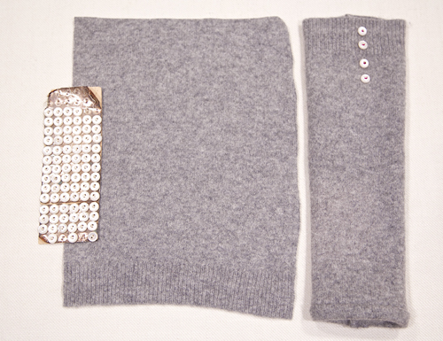 Beret and Mitts from Old Sweater
