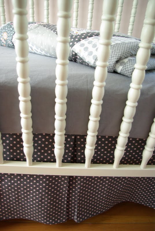 DIY Crib Sheet & Bedskirt