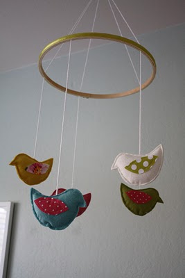Baby bird mobile