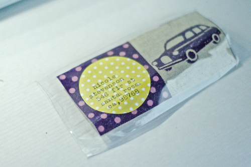 Luggage Tag by Nicole - free tutorial