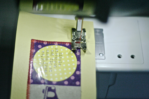 Luggage Tag by Nicole - free tutorial