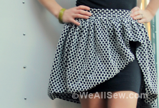 How to Sew an Asymmetrical Ruffle Skirt