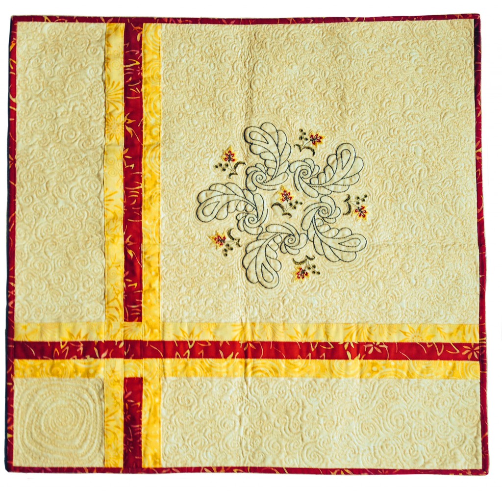 Embroidery module cover