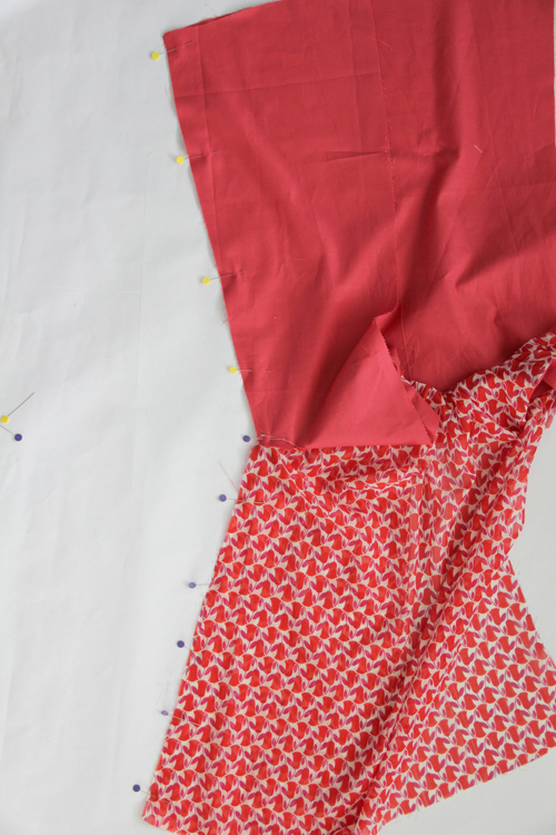 match side seam edges