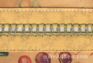 Spanish-Hemstitched Bottle Bag
