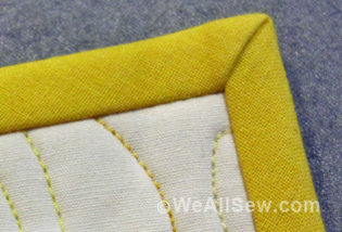 How to Fold a Mitered Corner