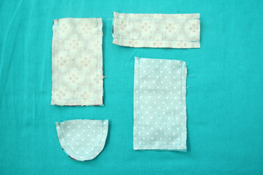 seamed pieces