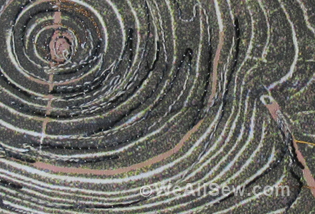 DIY Stitched 3-D Tree Rings