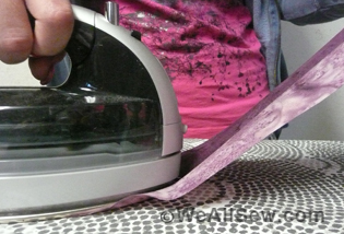 strip piecing pressing tip