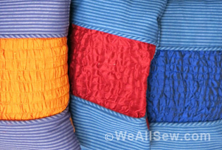 DIY Chainstitch-Smocked Pillows