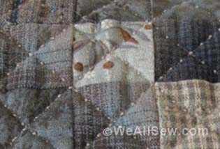 mock quilting stitch