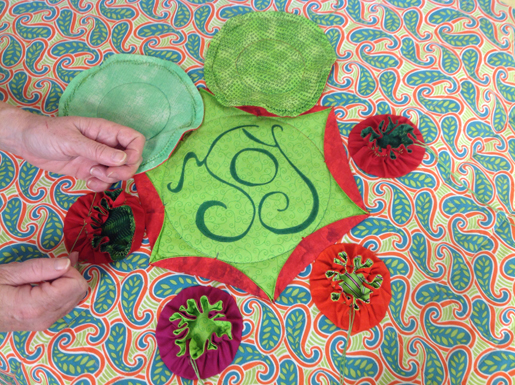 stitch in place