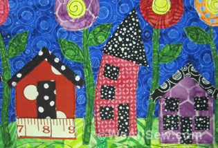 Whimsy Houses Quilt