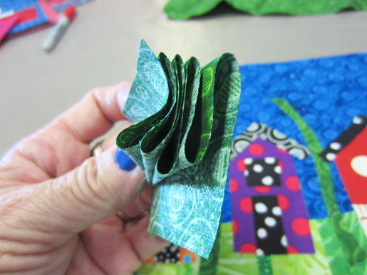 folded fabric