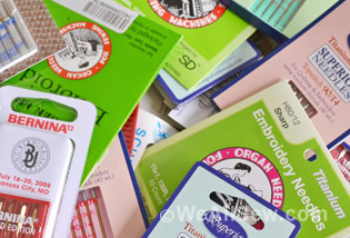 sewing machine needles