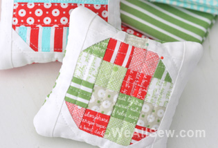 Holiday Ornament Pincushions