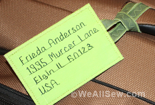 luggage tag