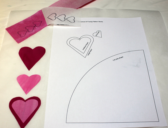 DIY Love mini-quilt