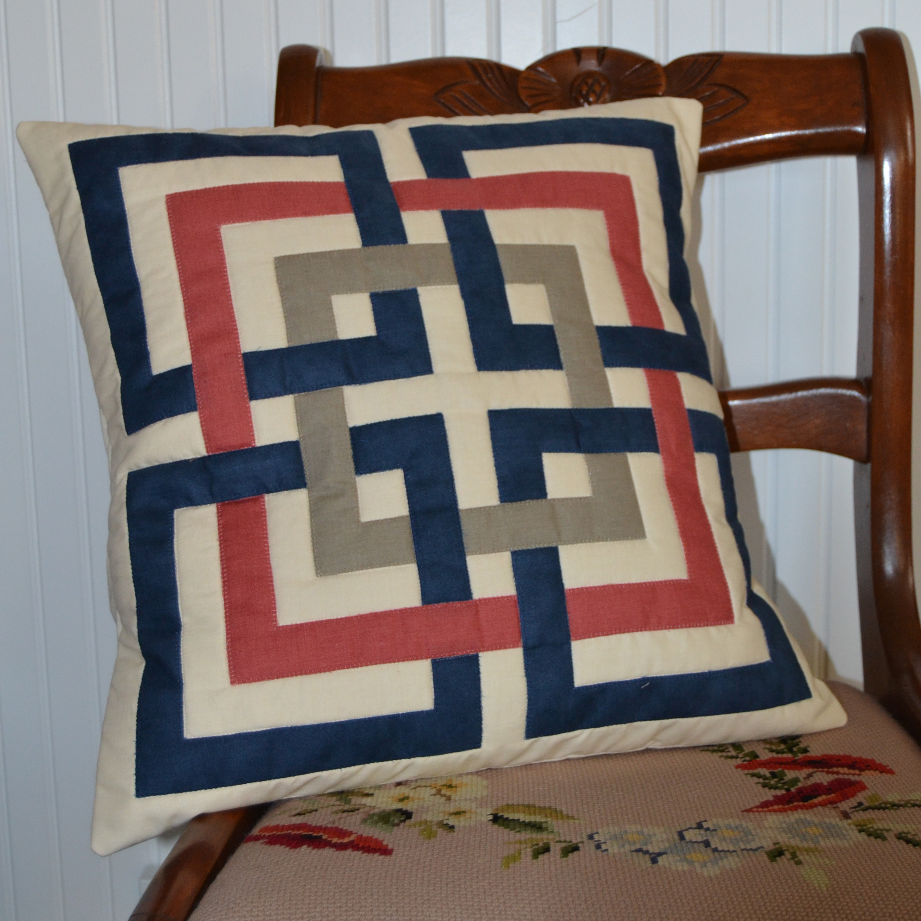 How to make a Shanghai Links pillow
