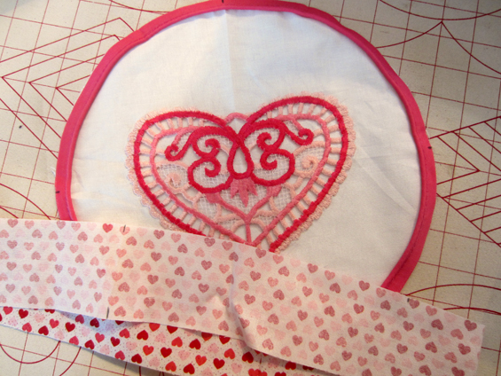 DIY Lacy Love Note Pillow