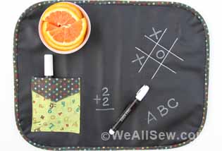 Chalboard Activity Placemat