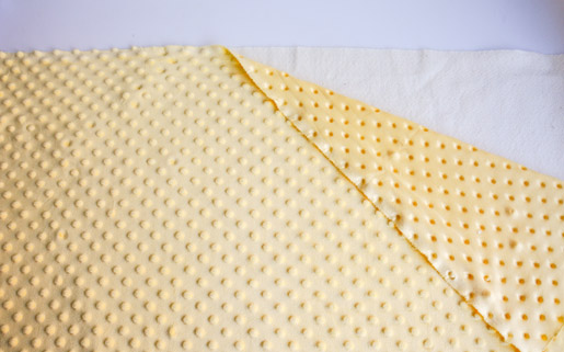 How to make a Minky backed baby quilt