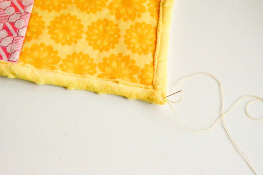 How to make a Minky backed baby quilt