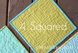 Squared Quilting Technique Tip