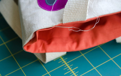 How to make a modern tote bag in two sizes